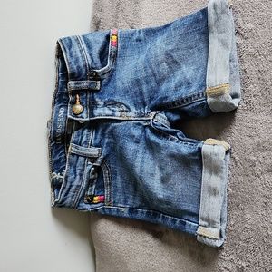 Lands End, Girls, Sz 3T, Denim Shorts, 2 Pockets Back, 3 Pockets Front